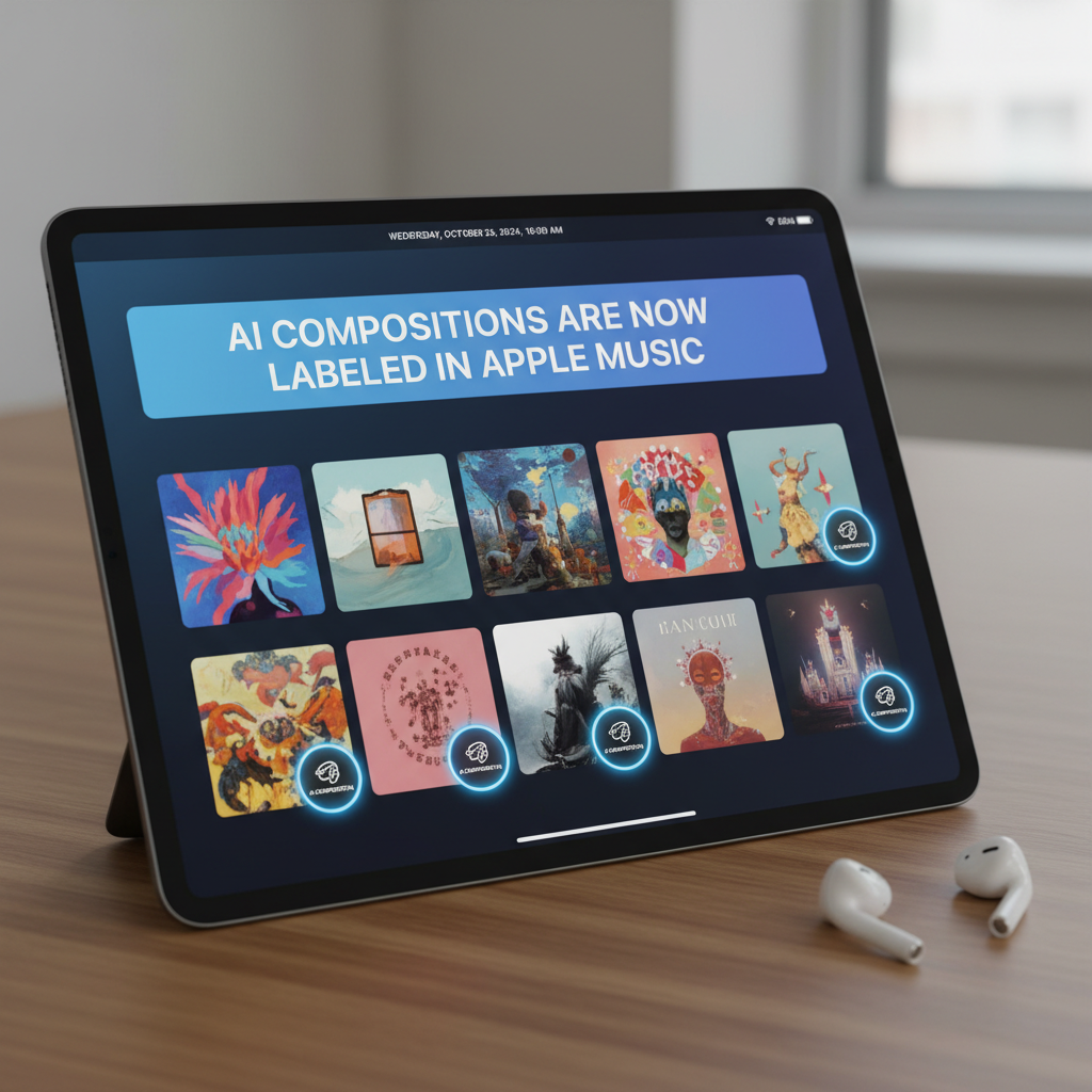 ИИ-композиции теперь будут помечены в Apple Music 